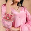 maharani pink suit set with dupatta