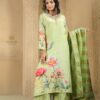 peach roman suit set with dupatta (copy)