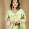 peach roman suit set with dupatta (copy)