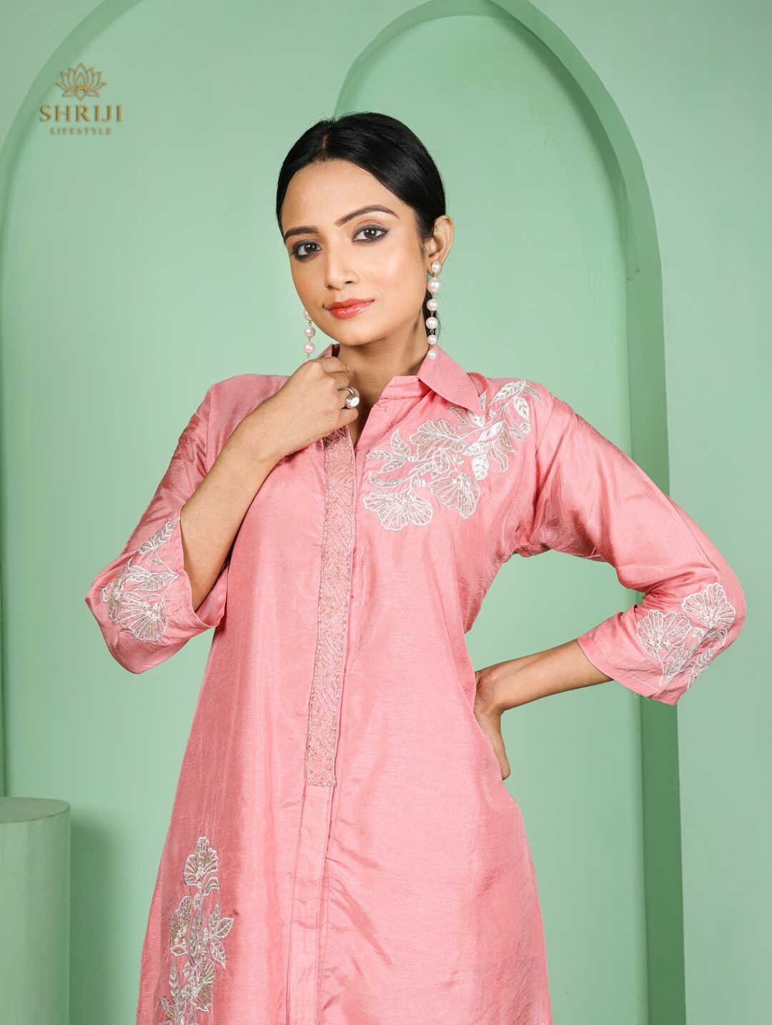 mauve dola silk cord set