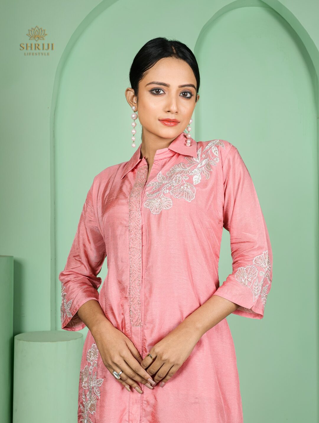 mauve dola silk cord set