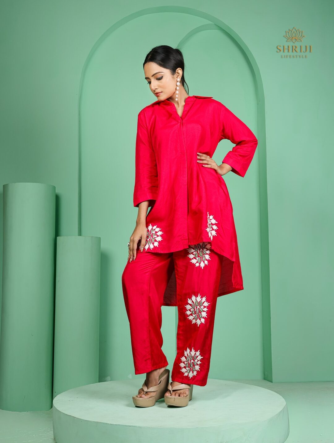 mint green dola silk cord set (copy)