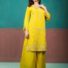 yellow suit set with dupatta