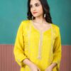 yellow suit set with dupatta